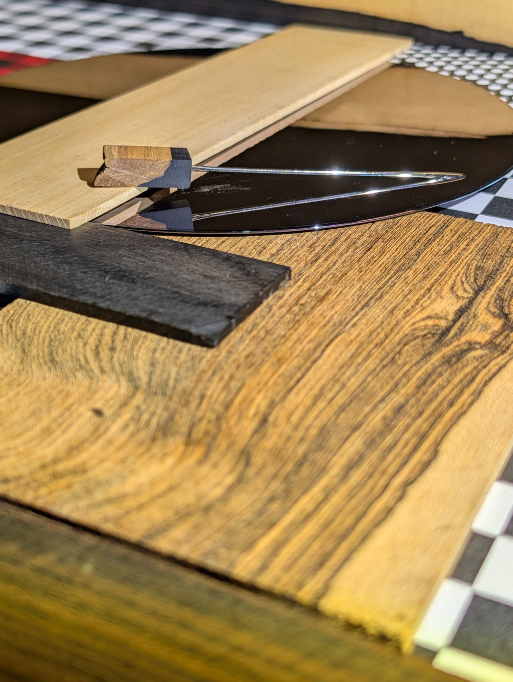 A10.Distressed: African Blackwood Pin (long)