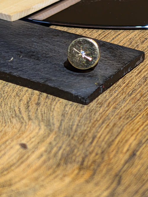 A10.Distressed: Circular Hat Pin #1OF1