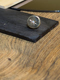 A10.Distressed: Circular Hat Pin #1OF1